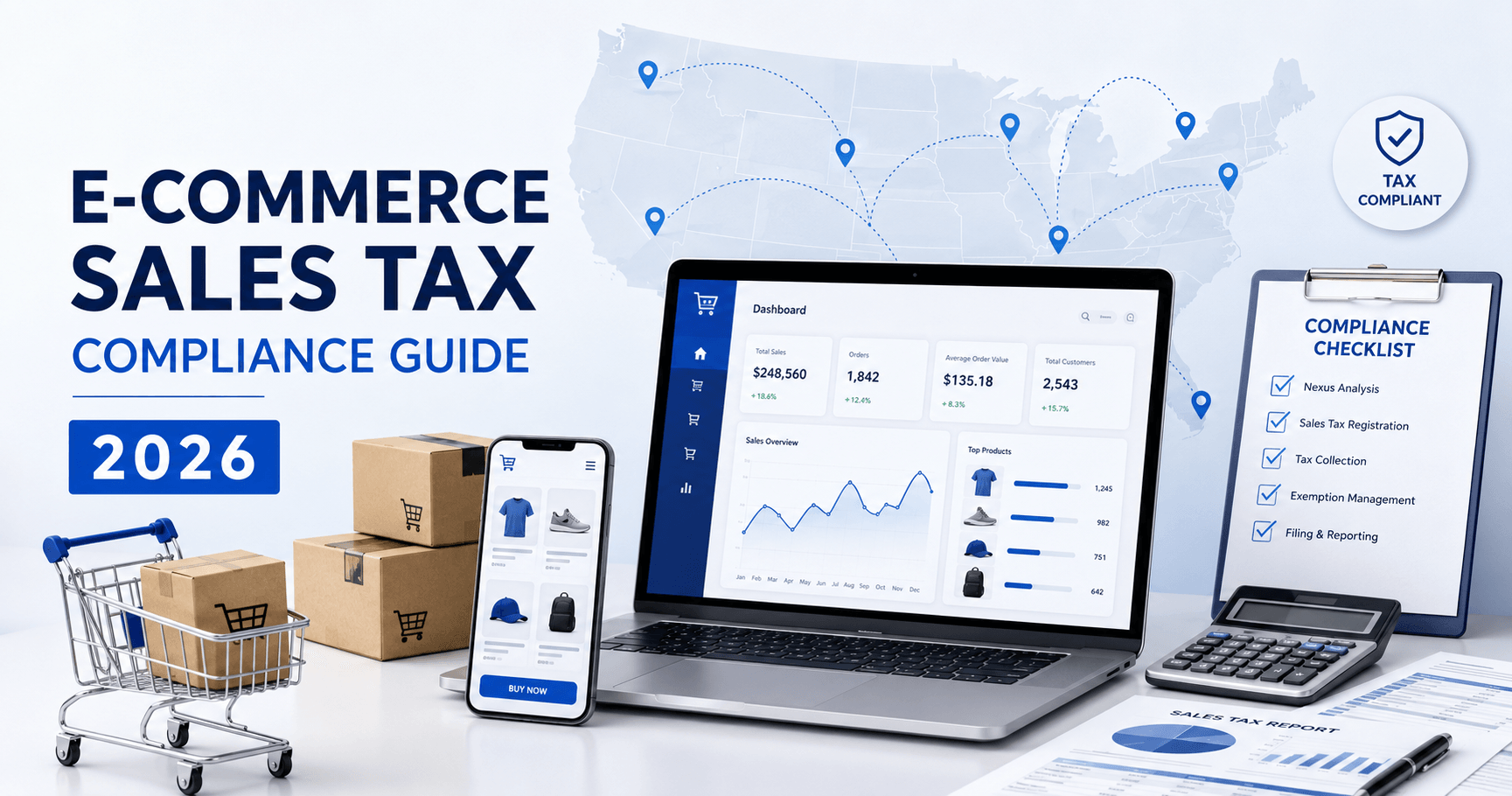 Sales Tax Compliance for E-Commerce Businesses in 2026: A Practical Guide for Online Sellers